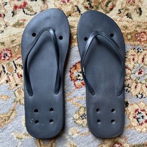 Rick Owens flip flops size EU 40 black